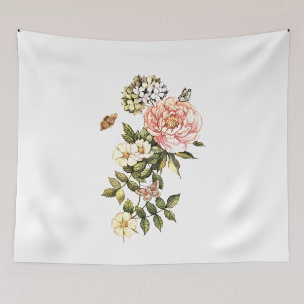 Item preview, Watercolor vintage floral motifs designed and sold by Anna  Yudina.