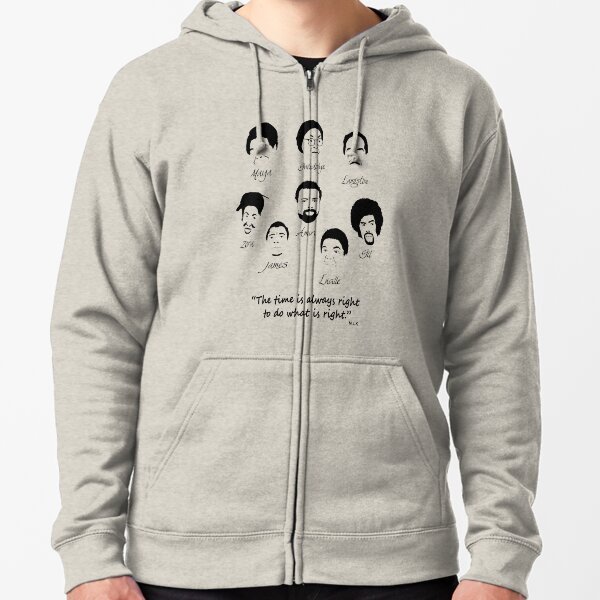 African American Writers Zipped Hoodie