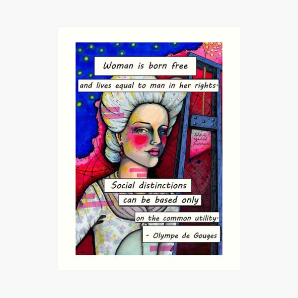 Olympe de Gouges Art Print