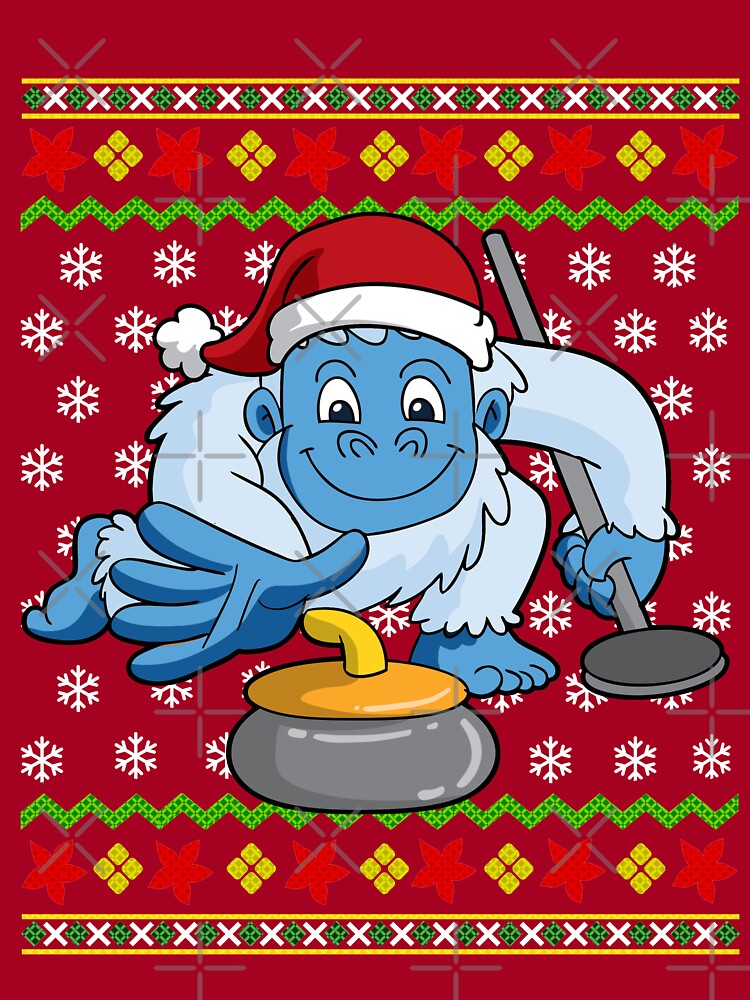 Abominable Snowman Yeti To Party Ugly Christmas Sweater