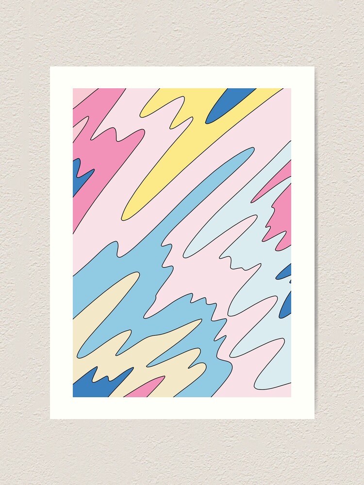 Alternate view of Pastel sky by Elebea Art Print