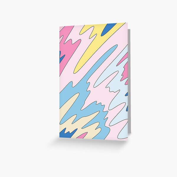 Pastel sky by Elebea Greeting Card