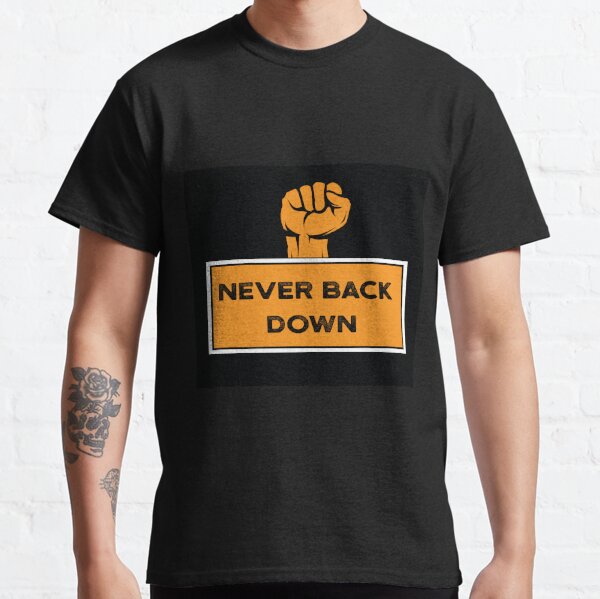 Never Back Down Motivation Poster for Sale by leen12