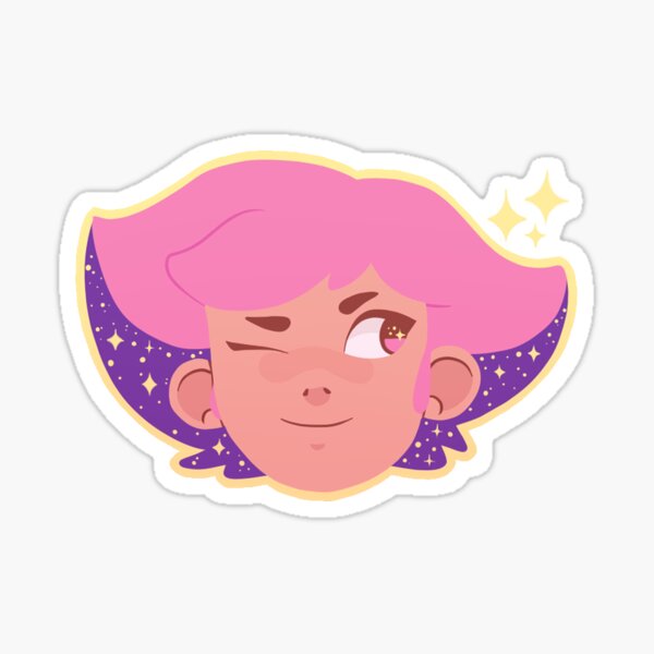 “glimmer!” Sticker for Sale by galaxiuu | Redbubble