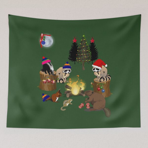 Item preview, Canadian animals around the campfire designed and sold by DAscroft.