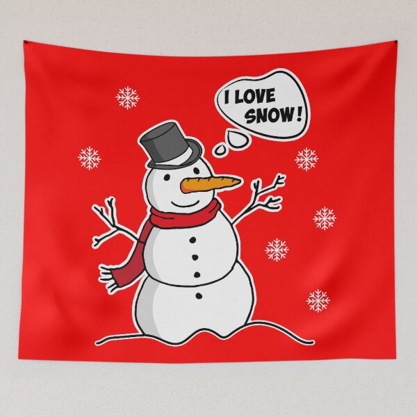 Item preview, Snowman loves snow, winter, christmas designed and sold by Spoox.