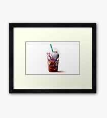 Coffee challenges. Framed Print