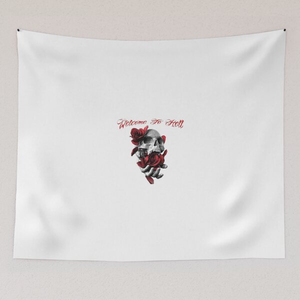 Item preview, Skull Roses - Welcome to hell designed and sold by JorrieFKL.
