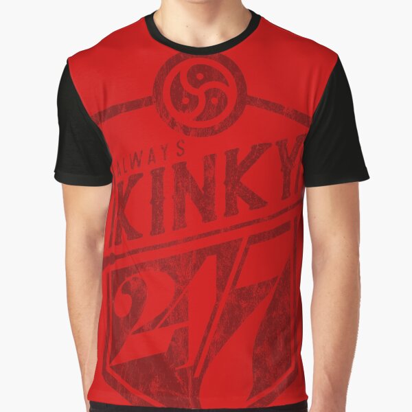 Always Kinky 24/7 - Red Graphic T-Shirt