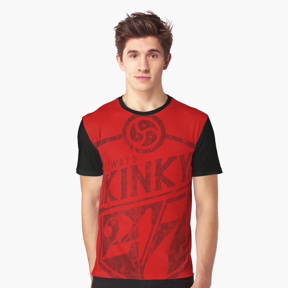 Always Kinky 24/7 - Red Graphic T-Shirt
