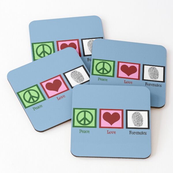 Item preview, Peace Love Forensics designed and sold by Epic Love Designs.