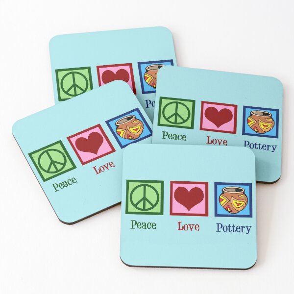 Item preview, Peace Love Pottery designed and sold by Epic Love Designs.