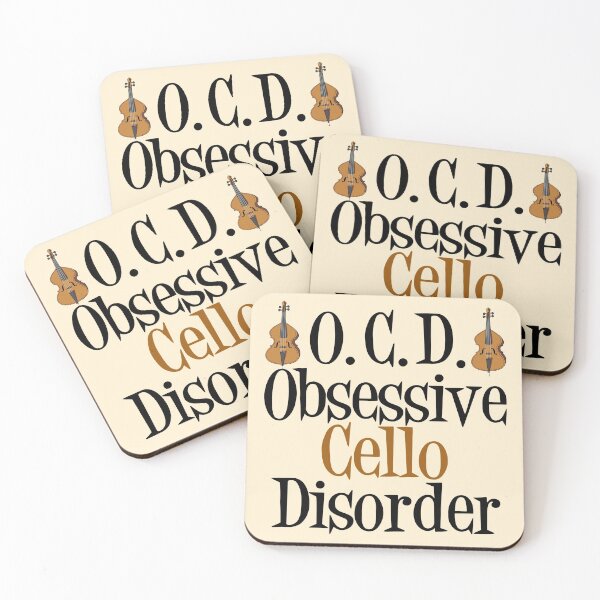 Item preview, Obsessive Cello Disorder designed and sold by Epic Love Designs.