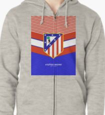 Sudadera con capucha y cremallera Atletico madrid | est 1903 | Diseño de Logotipo - Almohada | Caja del teléfono | Tableta | Camiseta | Duvet | Taza | Reloj | Cartel | Decoración del hogar y más