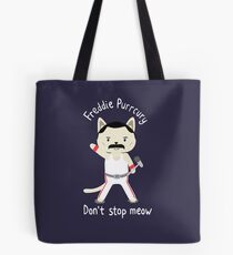 Bolsa de tela ¡No te detengas! Cute Freddie Cat - EL ORIGINAL - IMPRESIÓN DE ALTA CALIDAD
