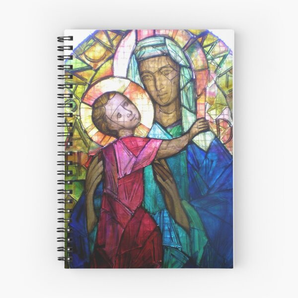 Item preview, Virgin and Child, stained glass designed and sold by Songwriter.
