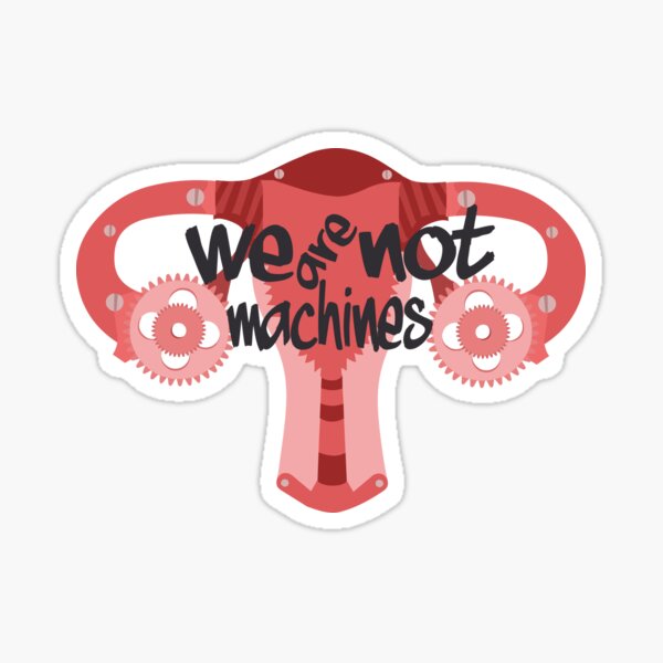 We are Not machines Pegatina