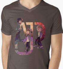 Camiseta para hombre de cuello en v AJR: La Galaxia Click