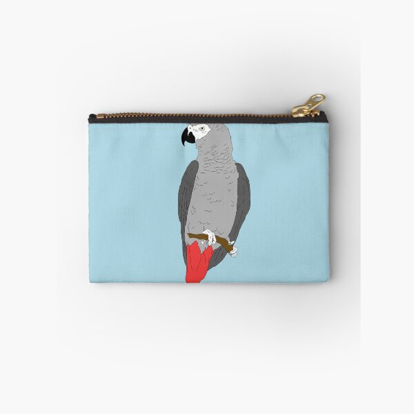 Item preview, African Grey Parrot on Perch designed and sold by einsteinparrot.