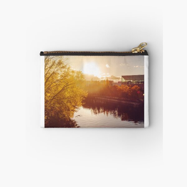 Item preview, Beautiful colorful sunset in autumnal Strasbourg, cityscape, France designed and sold by Alexander Sorokopud.