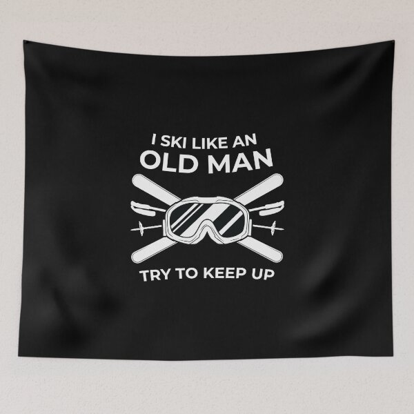 Item preview, I Ski Like An Old Man Try To Keep Up  designed and sold by MooonTees.