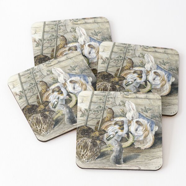 Item preview, Bill the Lizard and Guinea Pigs - Beatrix Potter designed and sold by forgottenbeauty.