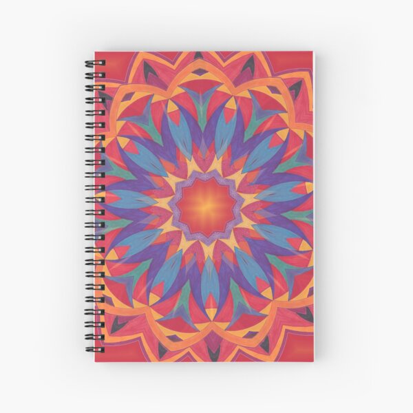 Melons Sliced Fruit and Juice Fall Into Winter Design by Green Bee Mee Spiral Notebook