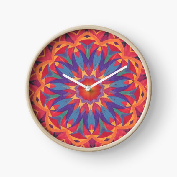Melons Sliced Fruit and Juice Fall Into Winter Design by Green Bee Mee Clock