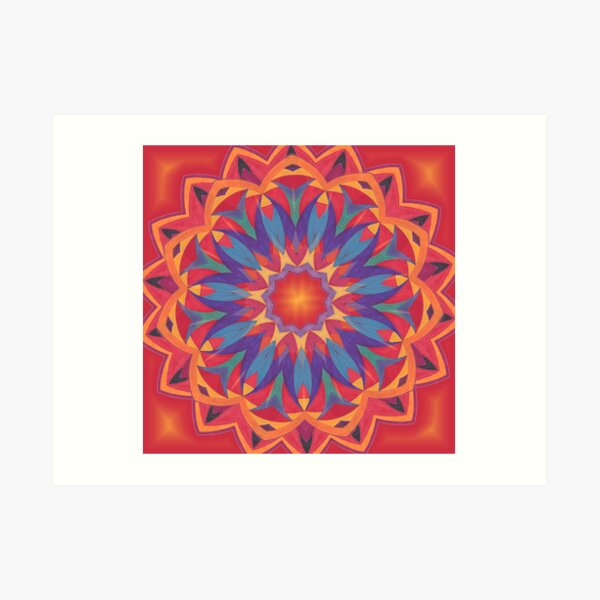 Melons Sliced Fruit and Juice Fall Into Winter Design by Green Bee Mee Art Print