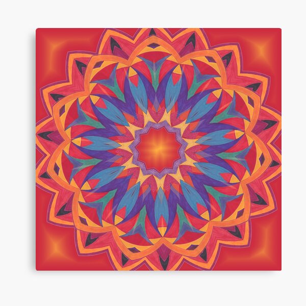 Melons Sliced Fruit and Juice Fall Into Winter Design by Green Bee Mee Canvas Print