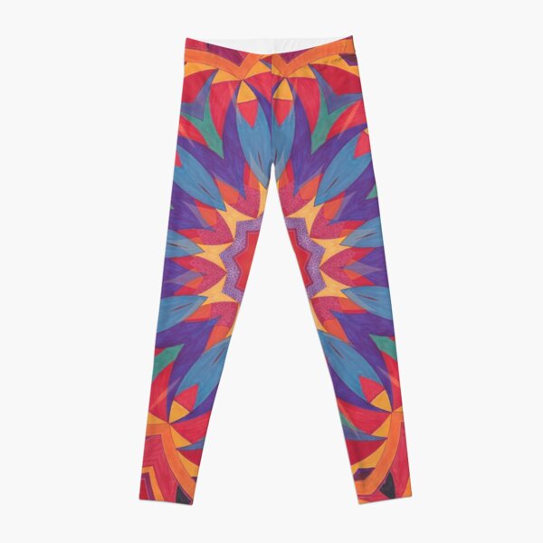 Melons Sliced Fruit and Juice Fall Into Winter Design by Green Bee Mee Leggings