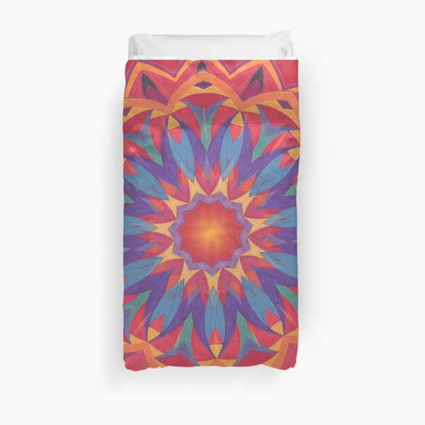 Melons Sliced Fruit and Juice Fall Into Winter Design by Green Bee Mee Duvet Cover