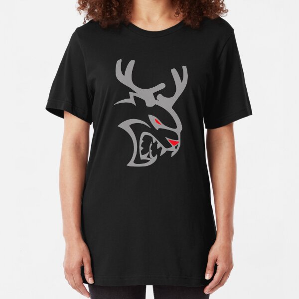 Reindeer Christmas Hellcat Slim Fit T-Shirt