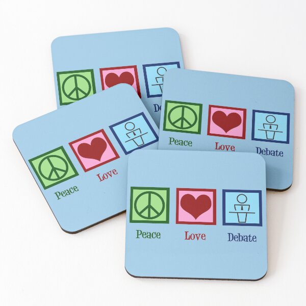 Item preview, Peace Love Debate Team designed and sold by Epic Love Designs.