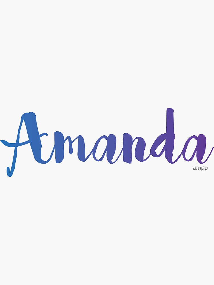 a word from Amanda