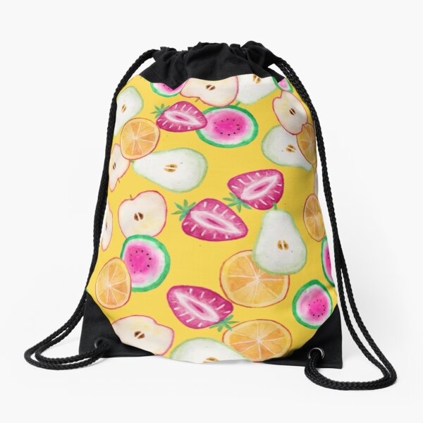 Fruit Salad Drawstring Bag