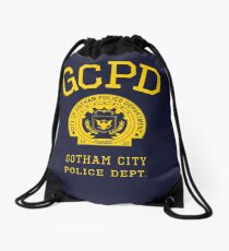 Gotham City Police Department Drawstring Bag
