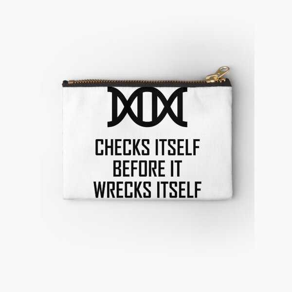 Item preview, Checks Itself Before It Wrecks Itself- Funny DNA Joke designed and sold by the-elements.