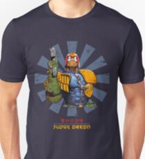 Camiseta unisex Juez Dredd Retro Japonés