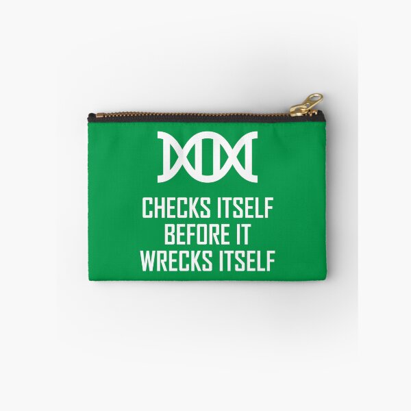 Item preview, Checks Itself Before It Wrecks Itself- Funny DNA Joke designed and sold by the-elements.
