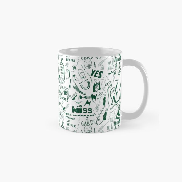The busy pattern with the creative creatures Classic Mug