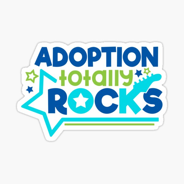 Item preview, Adoption Totally Rocks designed and sold by wearitout.