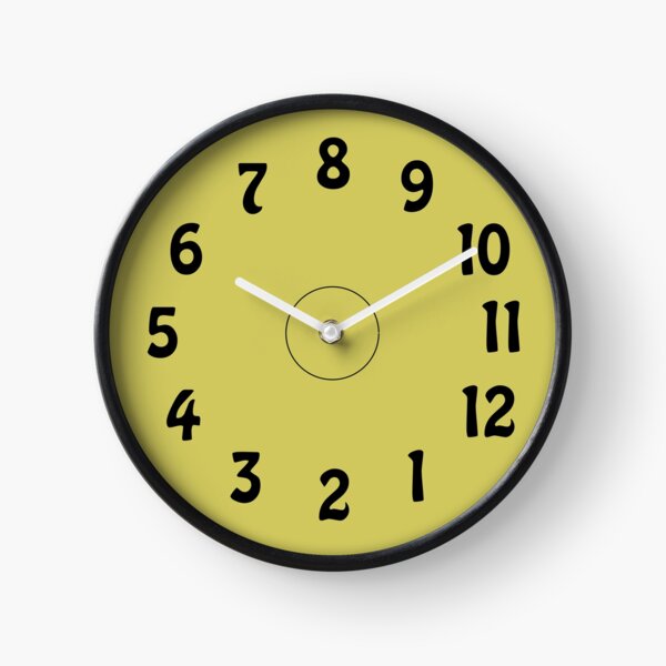 A clock. The 8 is up? How sick is that? Clock