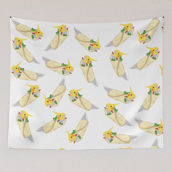 Item preview, birbito - burrito cockatiel doodle designed and sold by FandomizedRose.