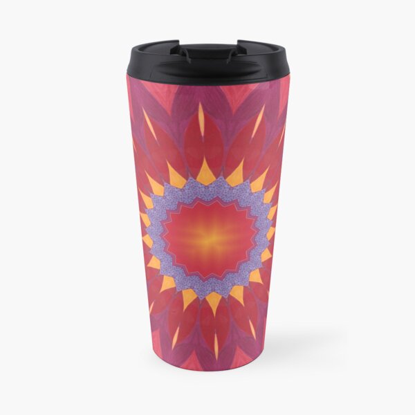 Melon and Fruit Juice Mix Fall Into Winter Design of Green Bee Mee Travel Mug