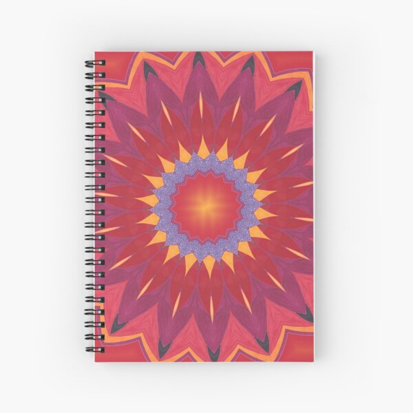 Melon and Fruit Juice Mix Fall Into Winter Design of Green Bee Mee Spiral Notebook