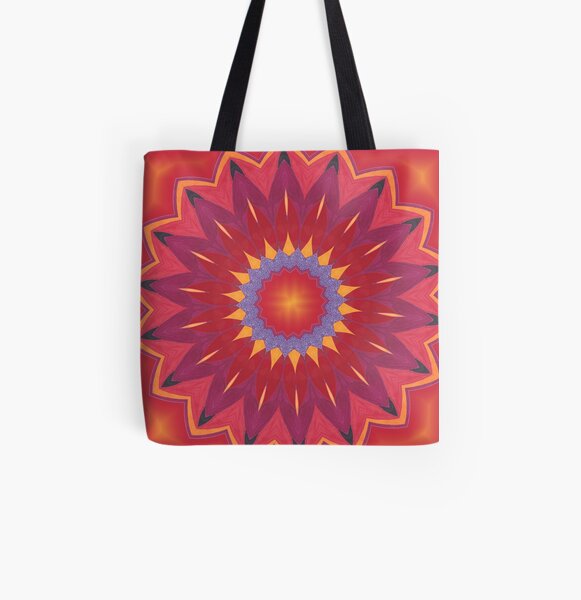 Melon and Fruit Juice Mix Fall Into Winter Design of Green Bee Mee All Over Print Tote Bag