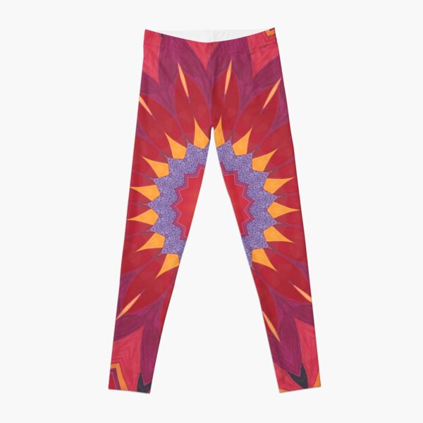 Melon and Fruit Juice Mix Fall Into Winter Design of Green Bee Mee Leggings