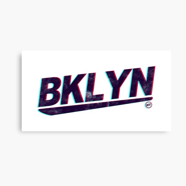 BROOKLYN NYC AKRONYM GLITCH, BY SUBGIRL Leinwanddruck