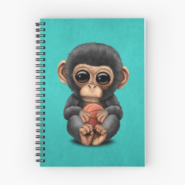 Item preview, Cute Baby Chimp Playing With Basketball designed and sold by JeffBartels.